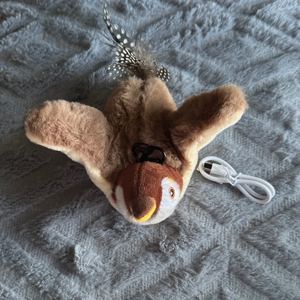 Sparrow Brown Plush Cat Toy